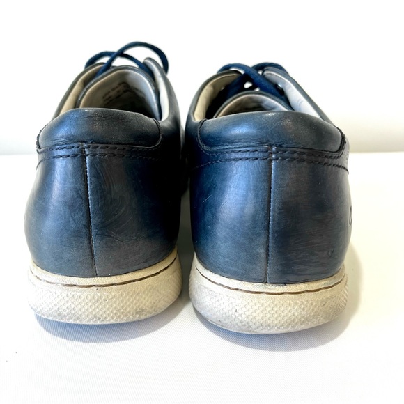 Clarks Men's Niven Life Oxford Navy Blue Leather Sneakers 12 - Picture 14 of 15